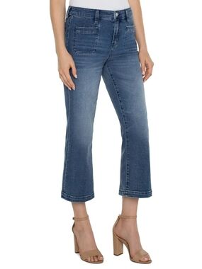 Liverpool Hannah Crop Flare Jean